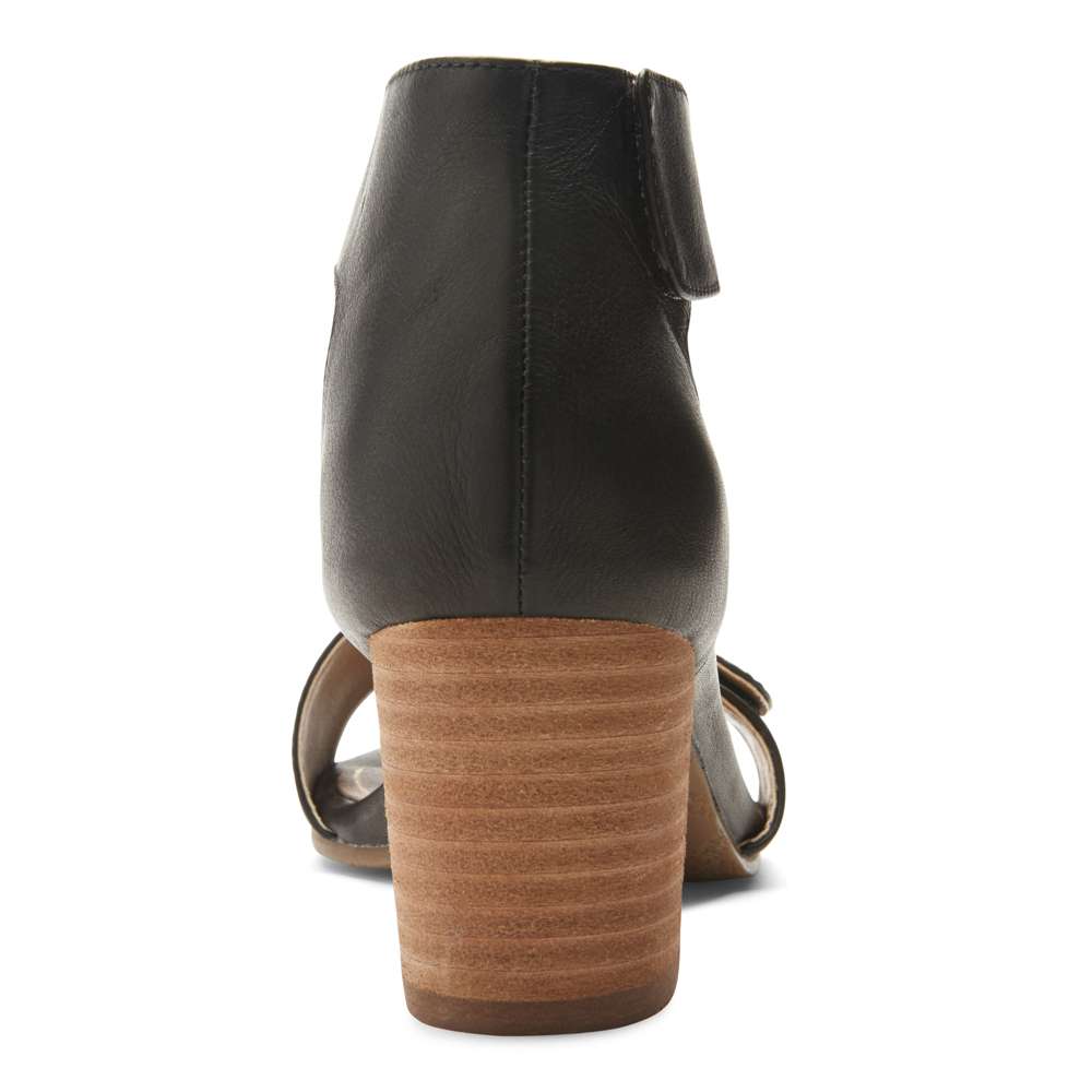 Solana Heeled Sandal - Black