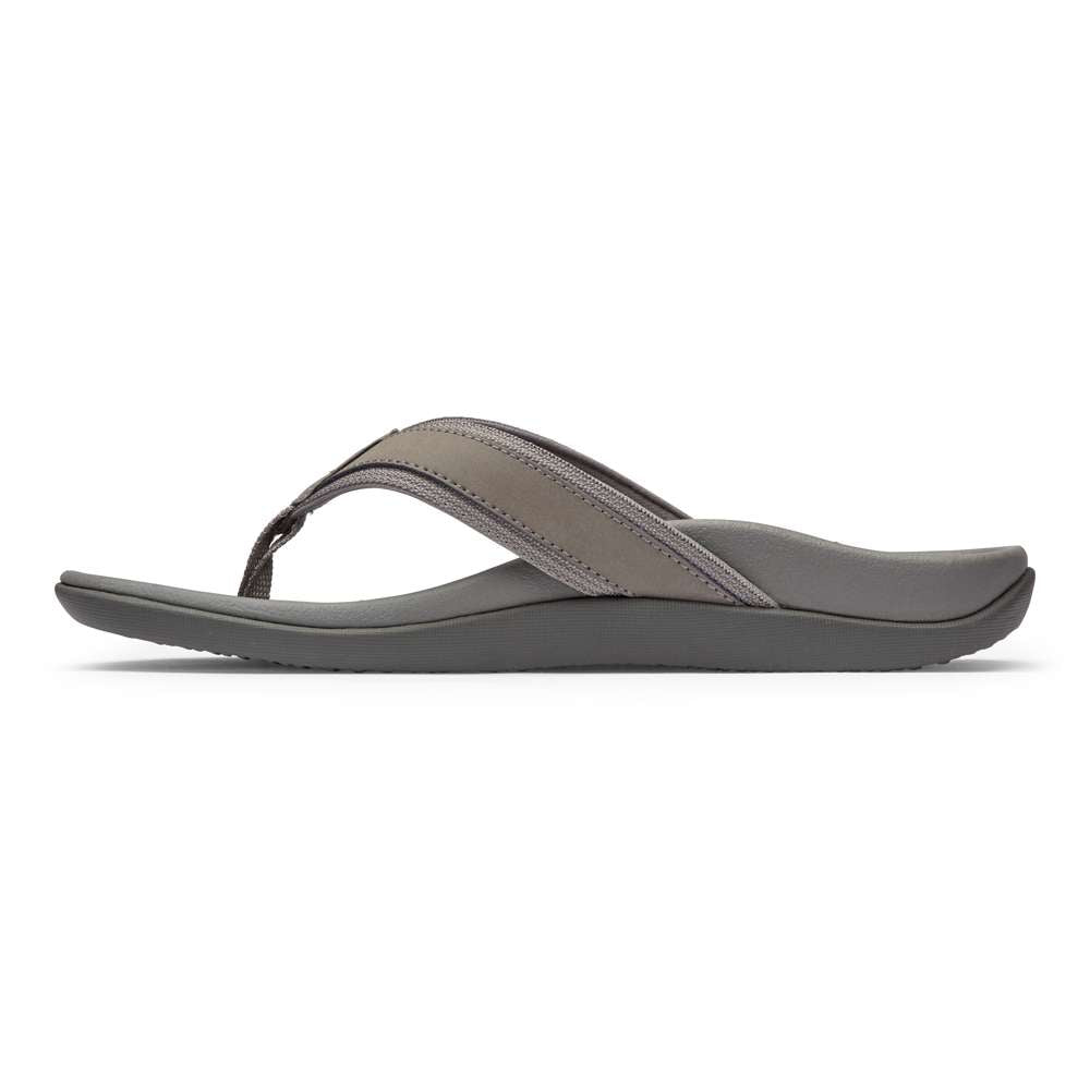 Men's Tide Toe Post Sandal - Charcoal