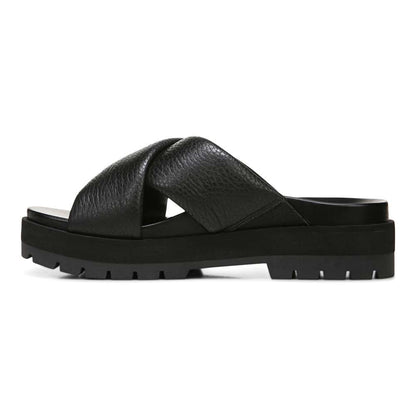 Vesta Flatform Lug Sandal - Black