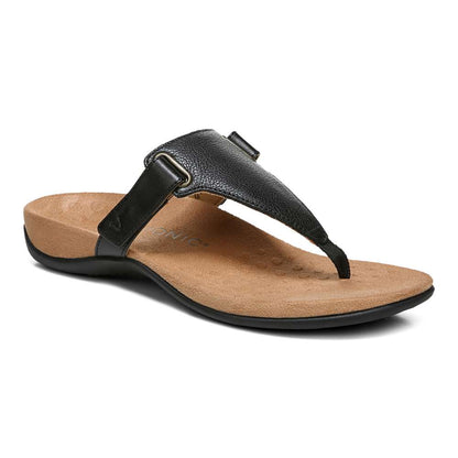 Wanda T-Strap Sandal - Black